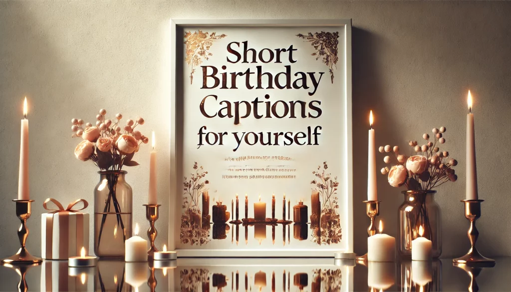 Birthday Captions for Yourself