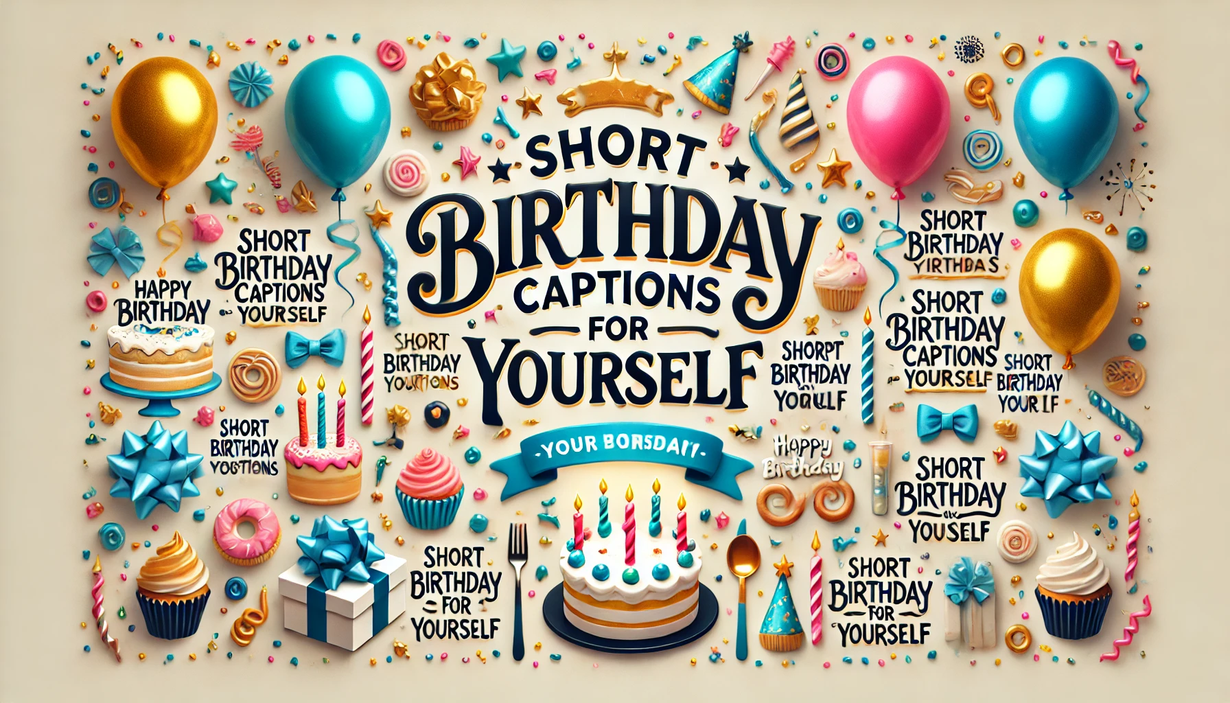 Short Birthday Captions for Yourself