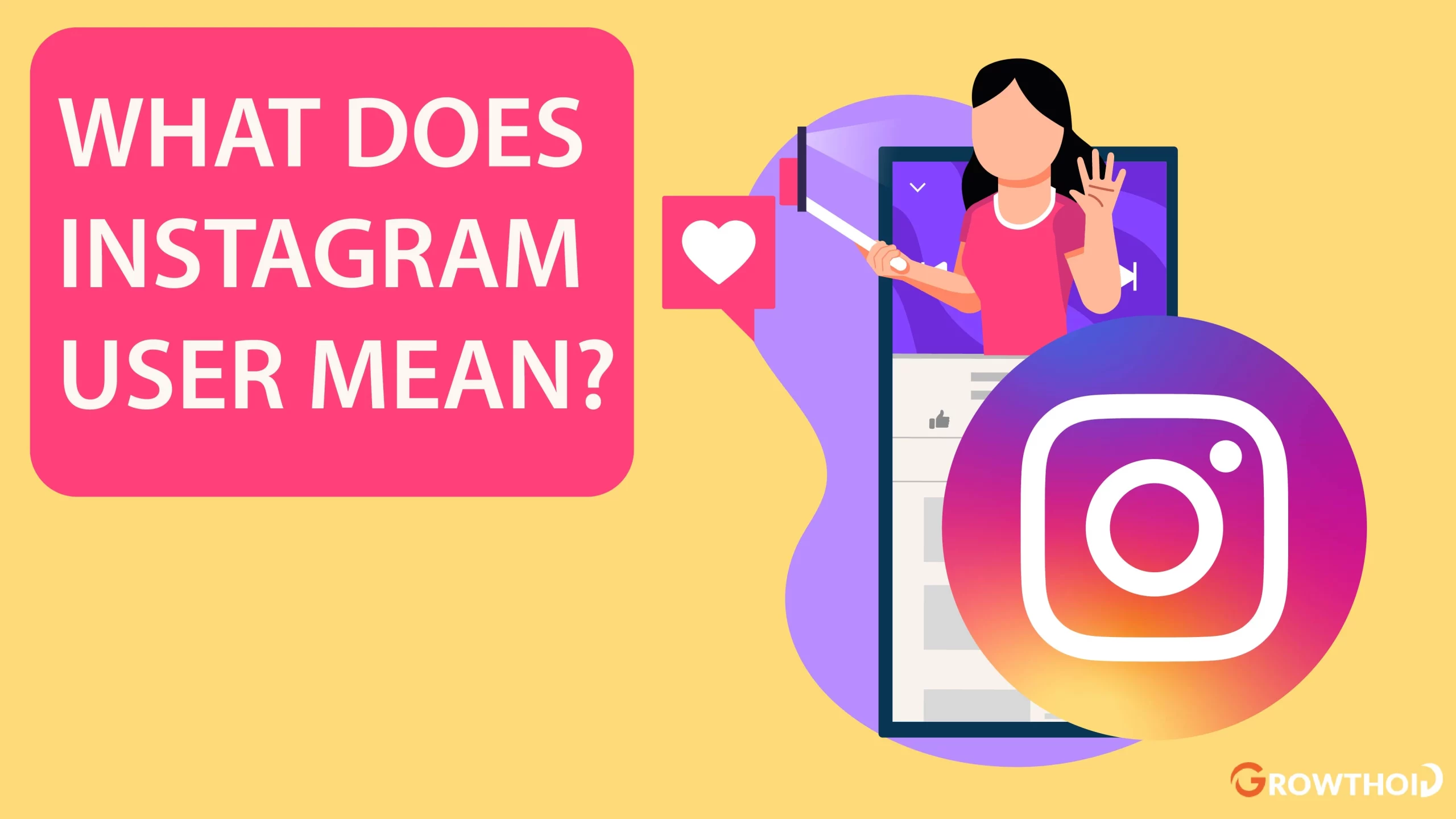 what does instagram user mean