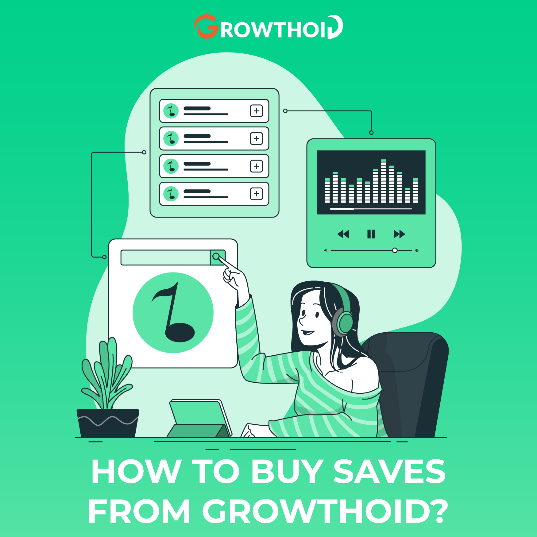 How to Buy Spotify Saves from Growthoid