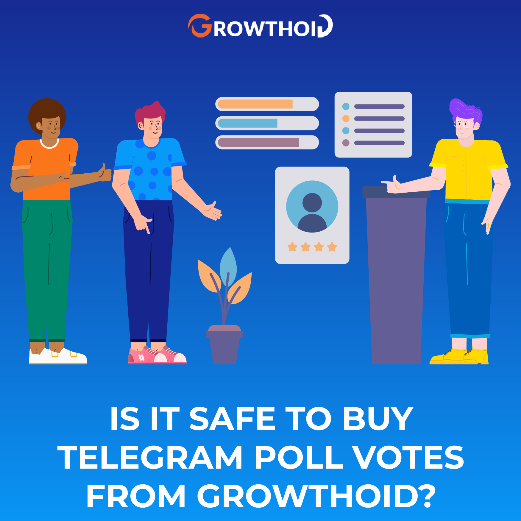 Is It Safe to Buy Telegram Poll Votes from Growthoid