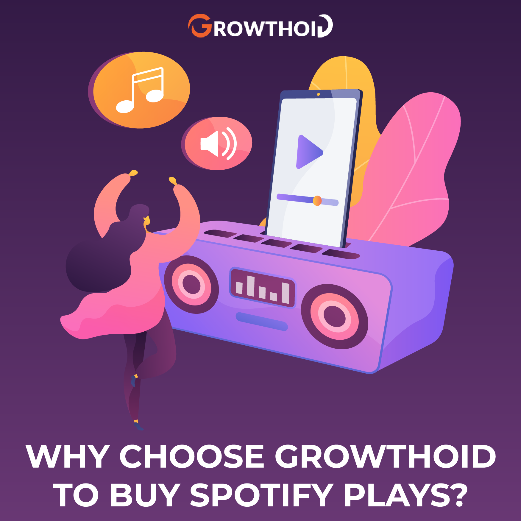 Why Choose Growthoid to Buy Spotify Plays