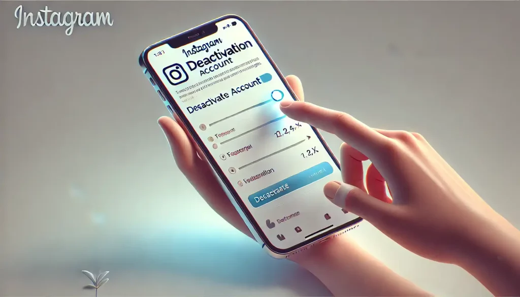 how to deactivate instagram